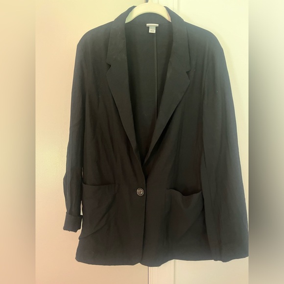 Long black blazer - Picture 2 of 3